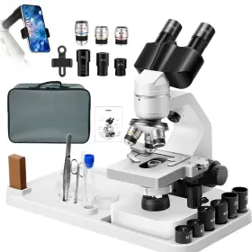 40x-2000x Bogrioun B120ce11 Zoom Binocular Optical Microscope Laboratory Biological Mic