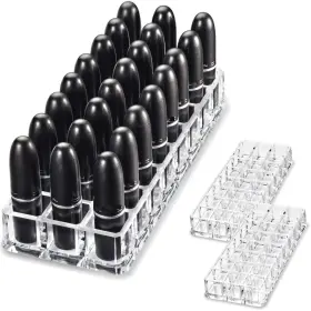 B07tsy29jb By Alegory 2-pack Acrylic Lipstick Makeup Organizers 24 Slots Beauty Storage Ref