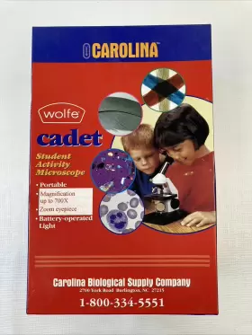 956250 Cadet Carolina Wolfe Student Activity Microscope 700x Battery-operated Light
