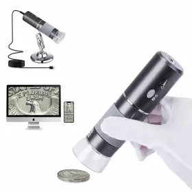 Ax-201 Cainda Hd 4k 3840x2160p Wifi Digital Microscope Camera For Iphone Android Phone And