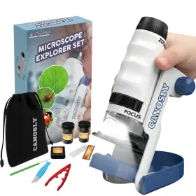 Cnslymnmmk001 Canosly Microscope For Kids 60x-120x Science Toys Kits H