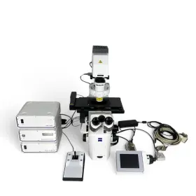 431007-9902-000 Carl Zeiss Axio Observer Z1 Motorized Inverted Microscope With Marzhauser Stage