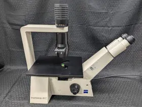 451208 Carl Zeiss Invertoskop 40 C Inverted Microscope With Objectives See Ad Used