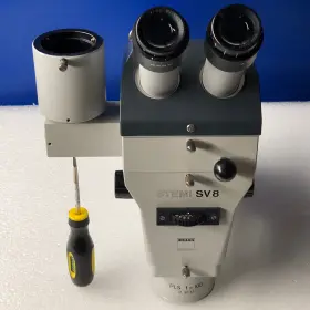 Stemi-sv8 Carl Zeiss Stemi Sv8 Stereo Microscope Head W Camera Port