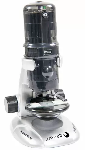 44325 Celestron Amoeba Dual Purpose Digital Microscope Clear Black