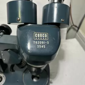 T62091-3 Cenco 3545 Microscope. Selling For Parts Only. A1