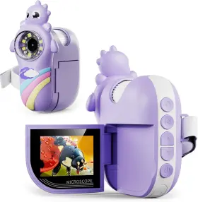 Colaly 711181953756 Microscope For Kids - 1080p Handheld Digital Portable Pocket 500x Wit