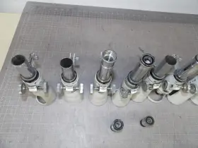 03890-30 Cole Parmer National Lot Of 8 Shop Microscopes For Parts M4062 #3