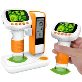 Qs-etxwj2 Coobest Microscope For Kids Over 36 Month Old 1000x Portable Handheld Microscopes With B