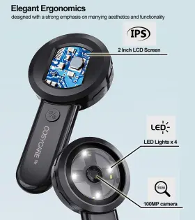 Hm020 Cosycare 2.0-inch Lcd Handheld Digital Microscope With 8gb Tf Card And Usb Reader #2