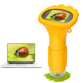 1000x Cxxde Ap01 Kids Microscope Pocket 2 Ips Screen Portable For
