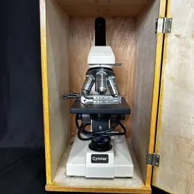 L064 Cynmar Inclined Monocular Microscope With Lockable Case