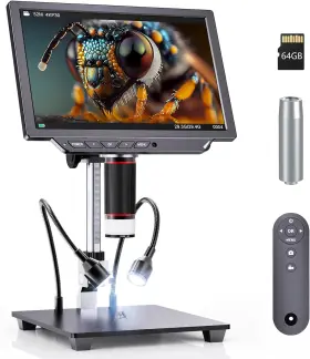 20230615001 Dcorn 4k Digital Microscope - 2000x Magnification 10 Inch Coin With 52mp Ca