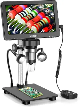 Dmr-02-bk Dcorn 7ftft Digital Microscope 1200x 12mp 1080p Photo/video For Adults So