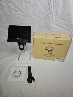 10x-1000x Dcorn Dmr-05 Digital Microscope 4.3 Inch Lcd Coin Collecting New Open Box