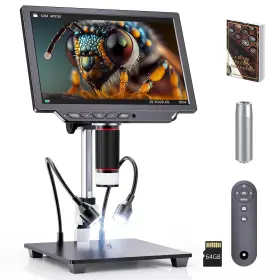 Dmr4k-8-book Dcorn 4k Digital Microscope - 2000x Magnification 8 Inch Coin With 52mp Cam
