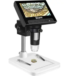 Xcvf-5555 Dcorn Coin Microscope 4.3 Inch Lcd Digital For Collection Suppli