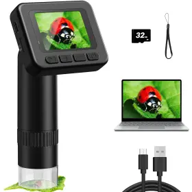 D-ks2 Digievo Handheld Digital Microscope With 2 Inch Ips Screen - Take Pictures And Videos