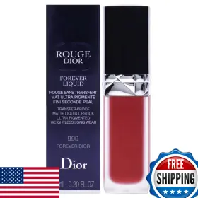B094zdmp9n Dior Rouge Forever Liquid Matte Lipstick - 999 Transfer-proof