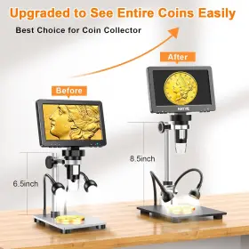 1200x Dm9-h 313045888831 7ftft Hdmi Digital Microscope Coin With Ips Screen 16mp Solderin #3