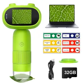 Microscope-xxy-1 Drosoking Handheld Digital Microscope 1000x Portable Pocket Mini Microscopes For Kids