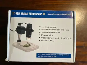Ebo Trade 708191650652 Usb Digital Microscope With 300x Magnifications And 5m Pixels Image Sensor