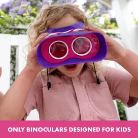 Educational Insights 086002006318 Geosafari Jr. Kidnoculars Pink Binoculars For Toddlers And Gift #2
