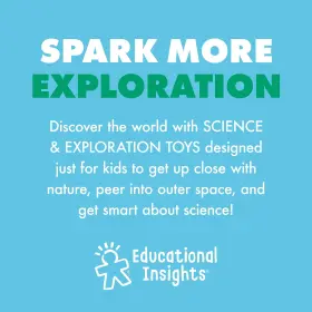 Educational Insights 086002006318 Geosafari Jr. Kidnoculars Pink Binoculars For Toddlers And Gift #3