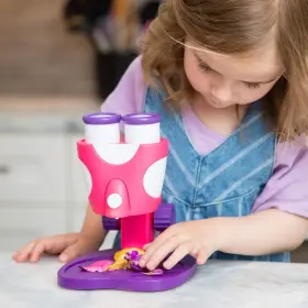Educational Insights 086002009081 Geosafari Jr. Pink My First Kids Microscope Toy Prescho #2