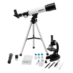 Educational Insights 763615761895 Geosafari Telescope And Microscope Set 2-in-1 Stem Learning Ages 8