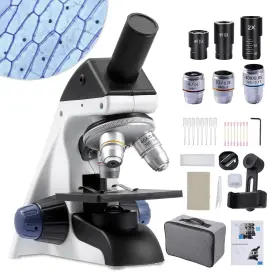 40x-2000x Elabpal 90110007 Microscope For Adults Kids Compound With Dual Led Illum