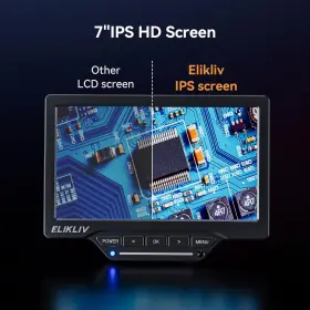 1200x Elikliv 445042091082 10 Inch Stand - Coin Microscope With Screen 12mp Magnifier Lig #2