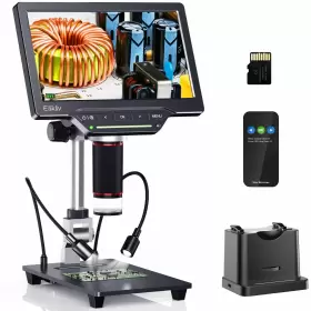 Edm201 Elikliv Max Hdmi Digital Microscope With 7 Inch Ips Screen - 1300x Coin So