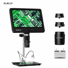 Edm601 Elikliv 7ftft Coin Microscope 1500x 2k 24mp Hdmi Digital Biological