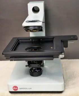 020-448.025 Ernst Leitz Wetzlar Ergolux Microscope Body / Stage For Parts