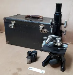 305933 Ernst Leitz Wetzlar Rare Vintage Trinocular Microscope N996 I