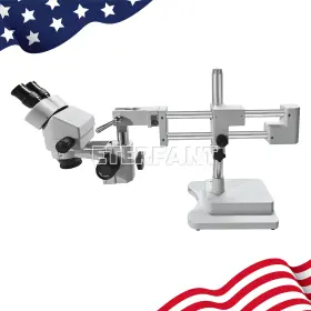 Sm103040020 Eterfant Szm7045 7x-45x Floor-standing Binocular Zoom Microscope Two-arm Bracket 56 Light