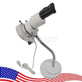Xw103040018 Eterfant 10x 360 Rotation Adjustable Binocular Stereo Microscope For Dental Lab Workshop