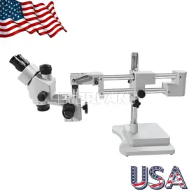 Xw103040019 Eterfant 7x-45x Floor-standing Trinocular Zoom Stereo Microscope Universal Stand Light