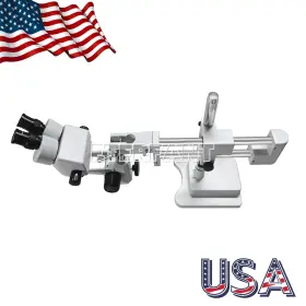 Xw103040020 Eterfant Floor-standing Binocular Zoom Stereo Microscope Two-arm Bracket 56 Led Lights