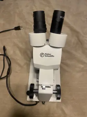 12-562-13 Fisher Scientific Stereomaster 2-4x Inspection Microscope With 2 X 10x Eyepieces