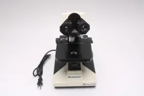 12-561b Fisher Scientific Microscope With Pl4/0.1 Pl10/0.25 Pl 40/0.65 100/1.25 #2