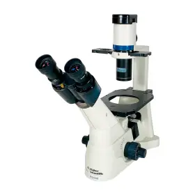Eq-006 Fisher Scientific Inverted Phase Contrast Microscope With Power Cord