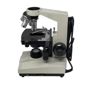 S90006b Fisher Scientific Binocular Microscope 4 Objectives 6v 20w Halogen Light