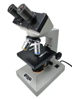 Vshl-4d Fisher Scientific Micromaster 4x/10x/40x/100x Compound Binocular Head Microscope #2