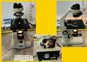 Ms4070 Flinn Microscope Model 131 For Lab School Home Used Works