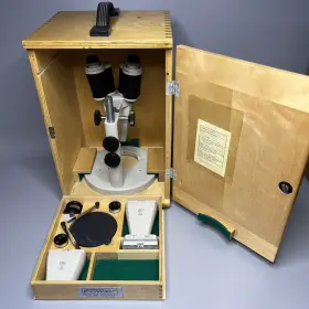 52-640-010 Fowler Vintage Mst Precision Stereo Microscope 1970s-80s