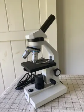 528600 Frey Scientific Student Microscope Monocular Head - 40x 100x 400x #2