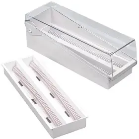 513252g Globe Scientific Slide Draining Tray Abs Green Pk12