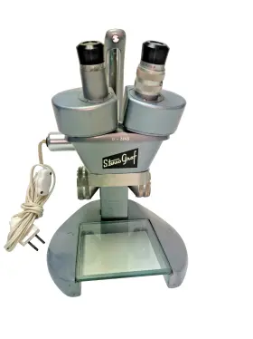 D-3143 Graf Apsco Stereo Microscope Electronics Coin Jewelry Biology Free Ship